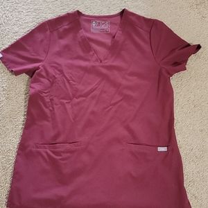 Figs scrubs Burgundy